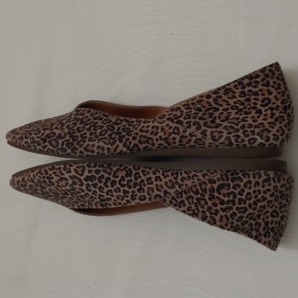 Lucky Brand Women's Size 6M 'Alba' Leather Animal Print Loafer - Picture 6 of 10